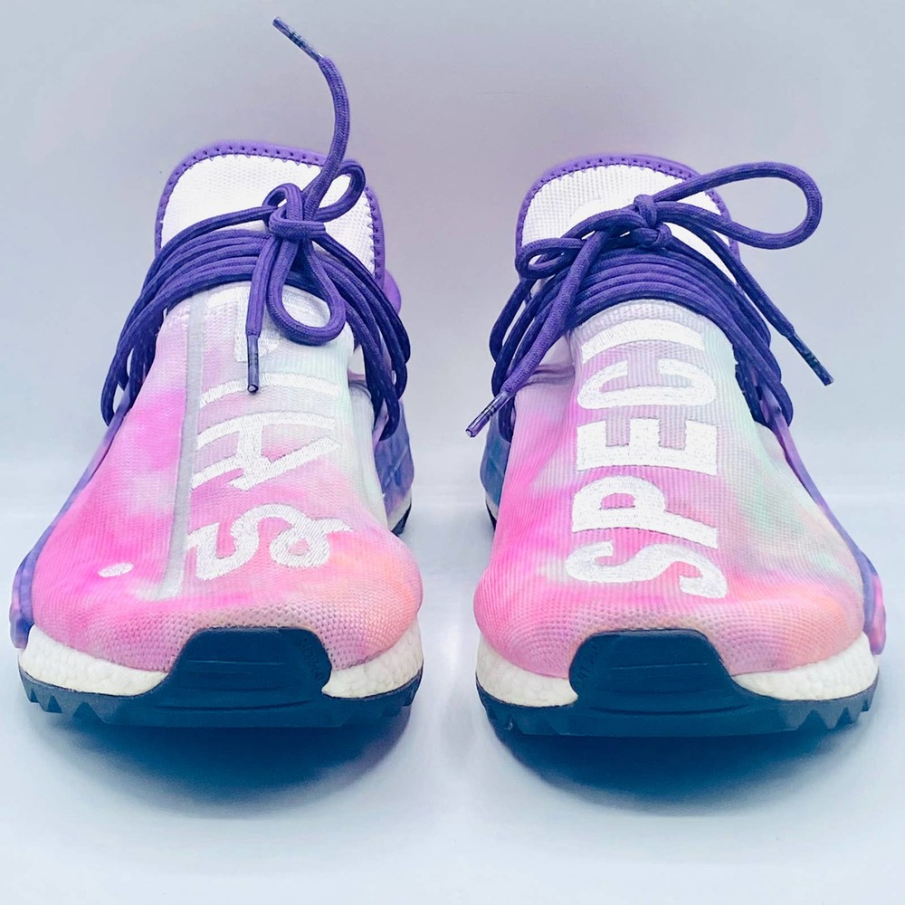 adidas NMD HU x Pharrell Williams Human Race 'Holi Pink Glow'  Size 12 1/2